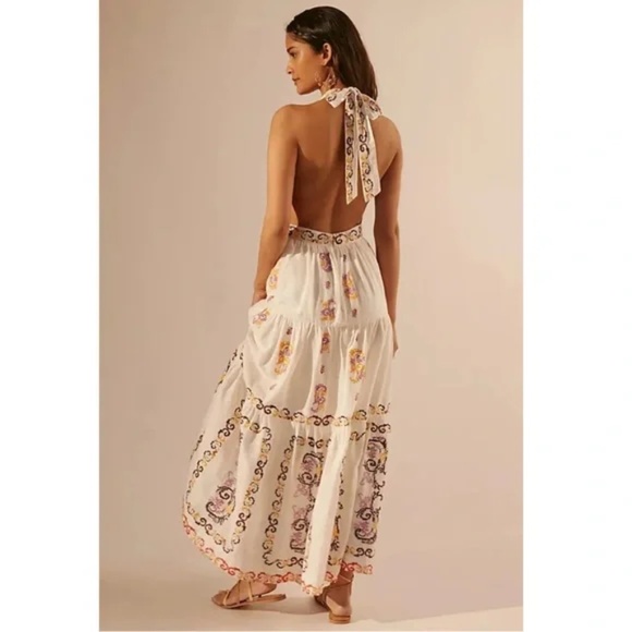 Anthropologie Backless Maxi Dress - Picture 2 of 16